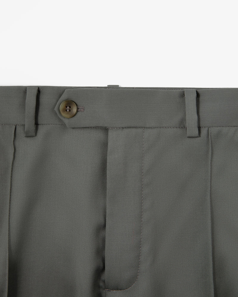 Gabardine Pintuck Trouser
