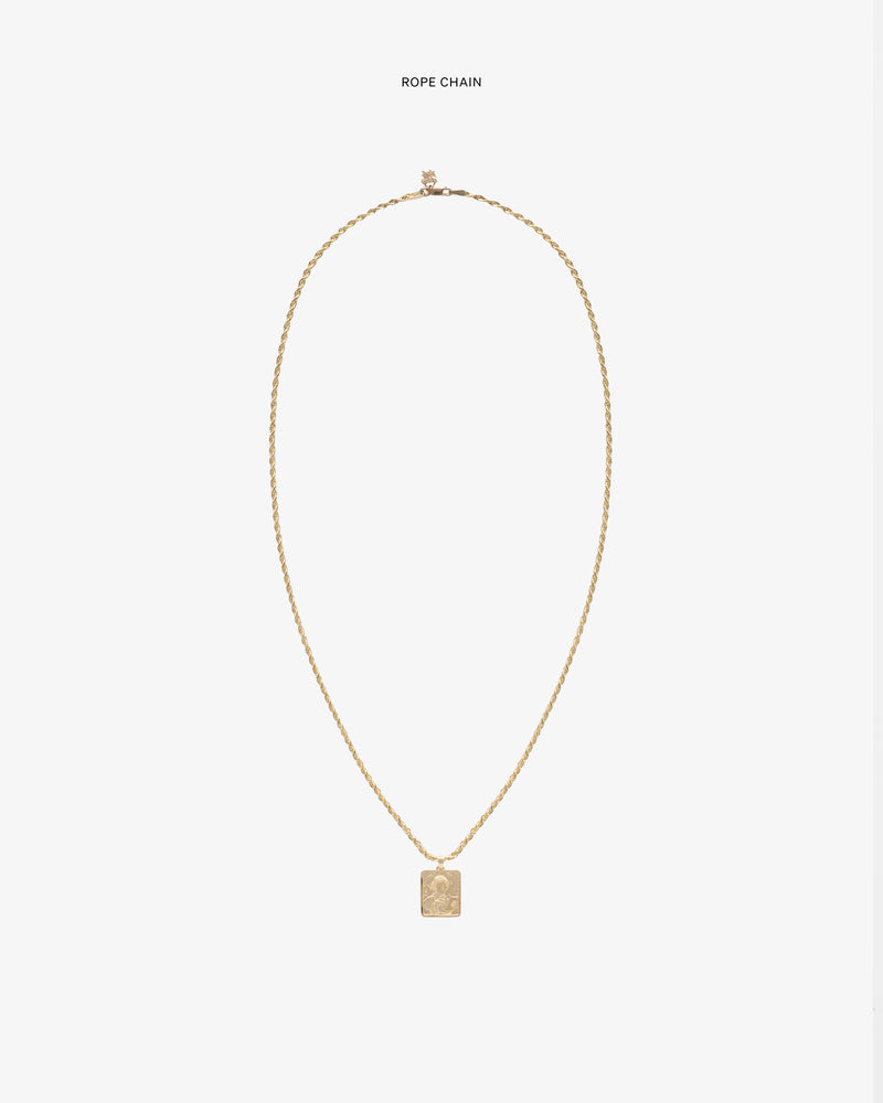 14Kt Gold Sappho Poet Pendant