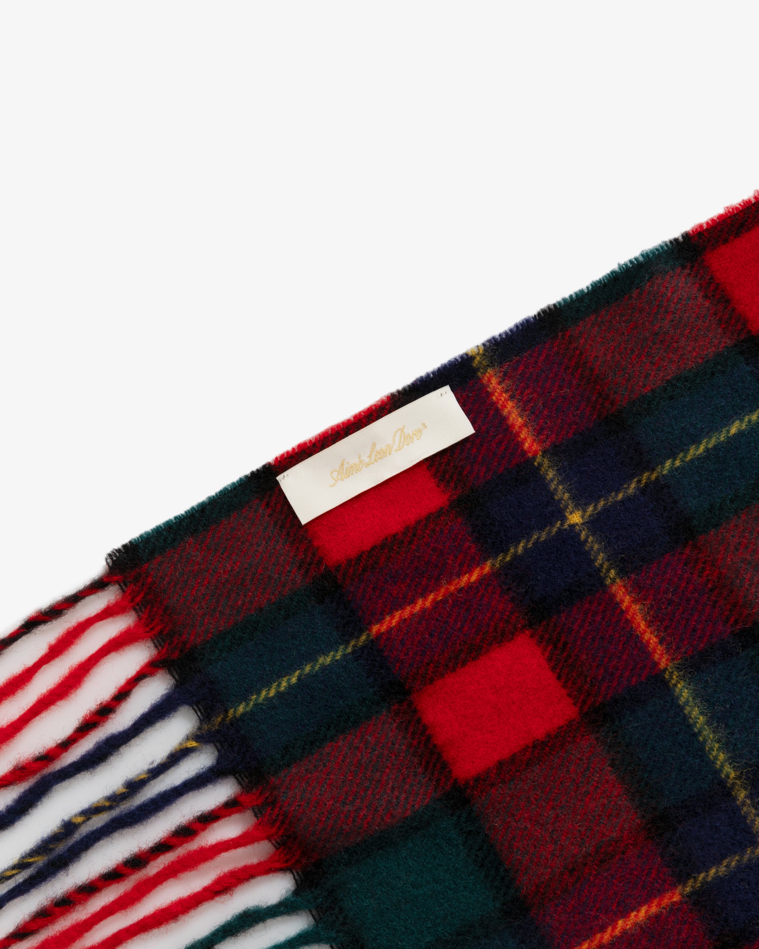 Wool Plaid Scarf