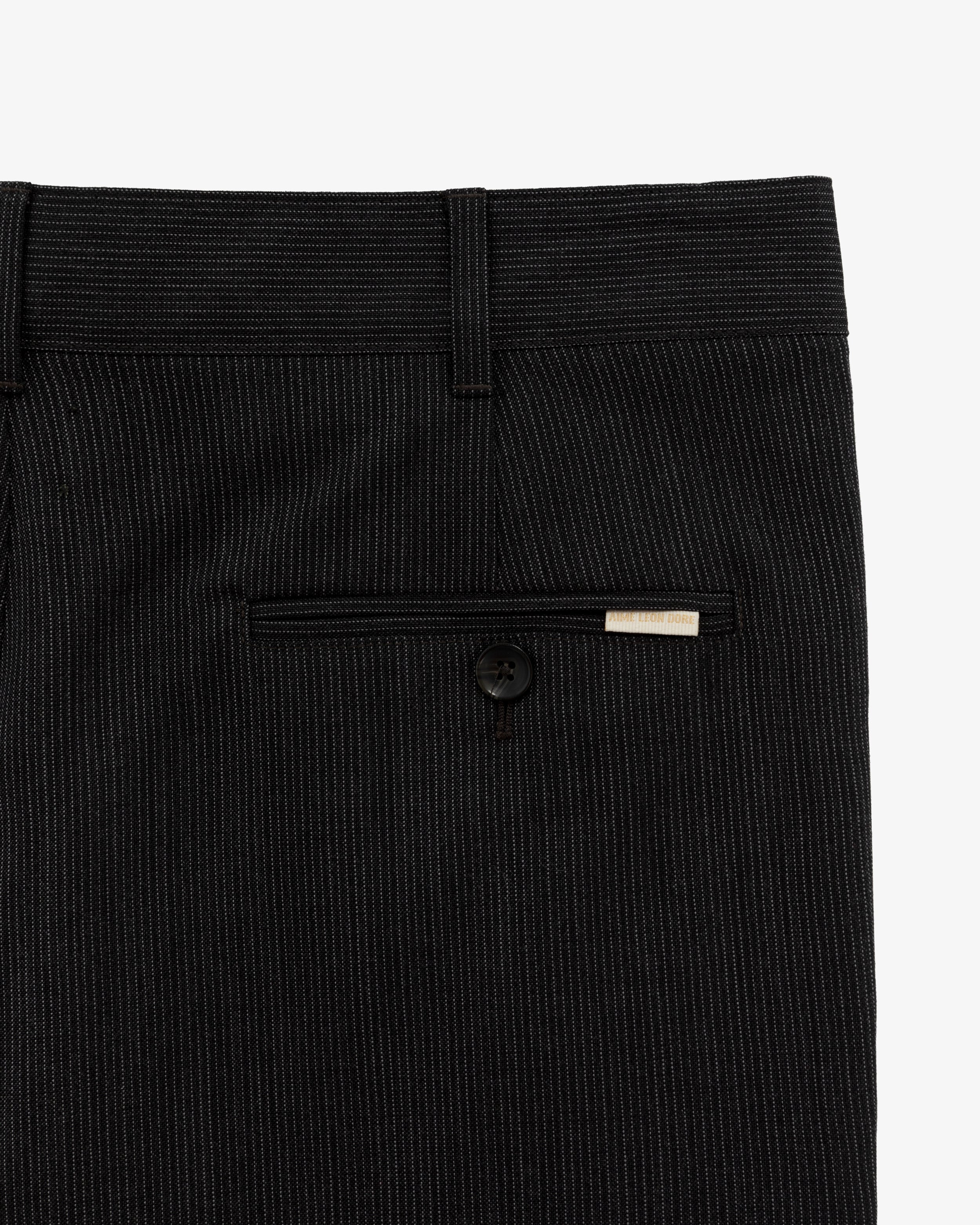 Double Pleated Wool Trouser