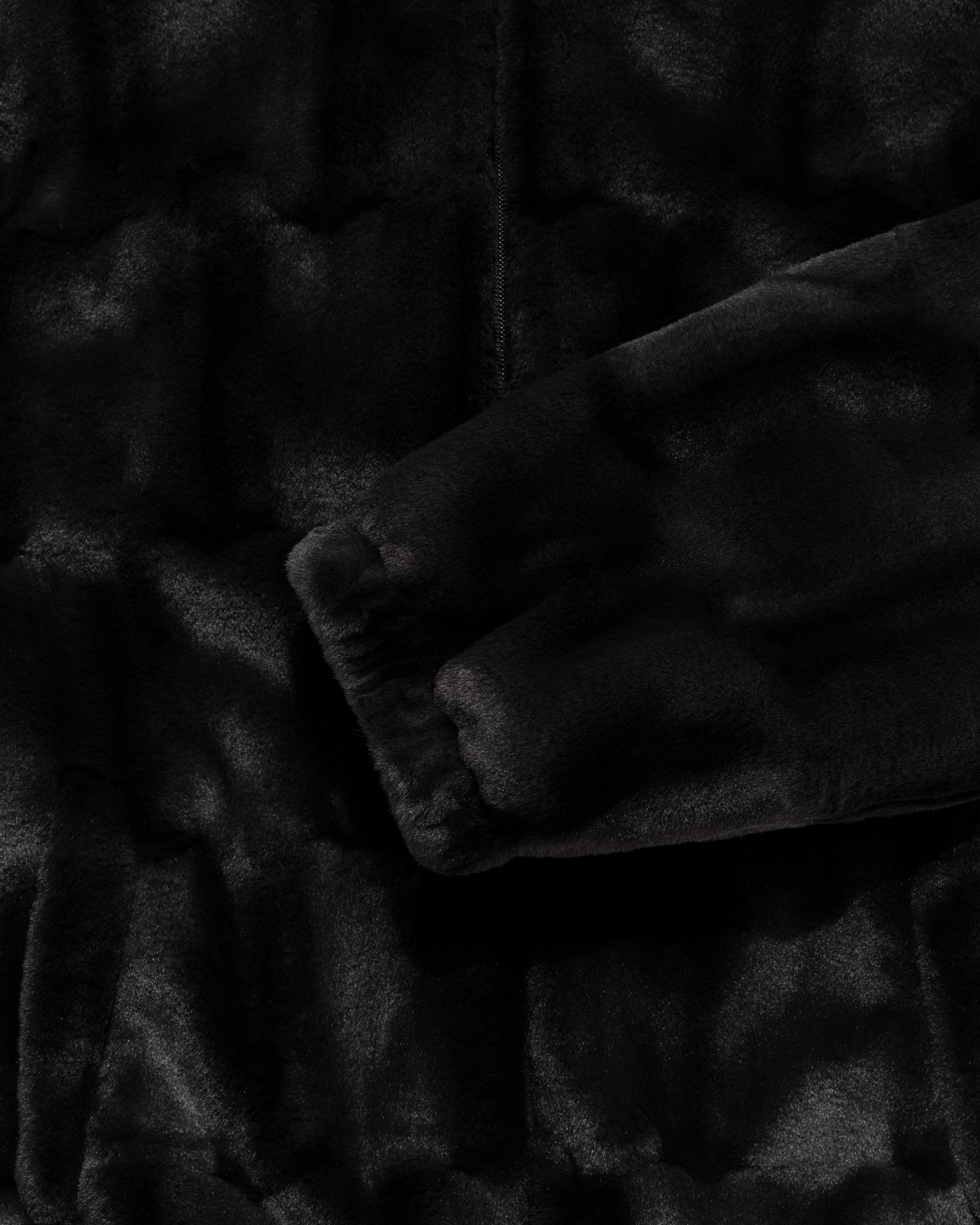 Full-Zip Fur Hoodie
