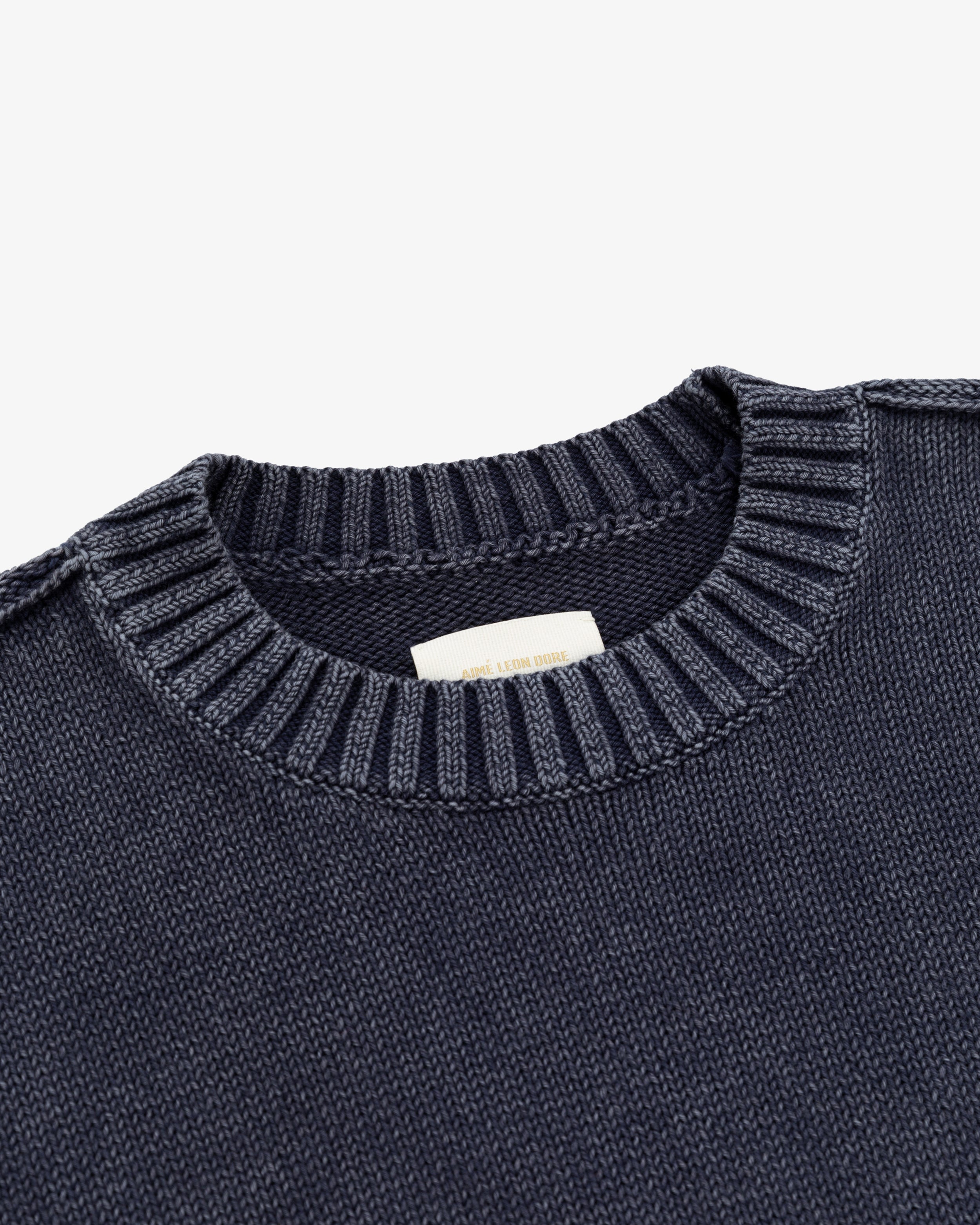 Washed Inside Out Sweater