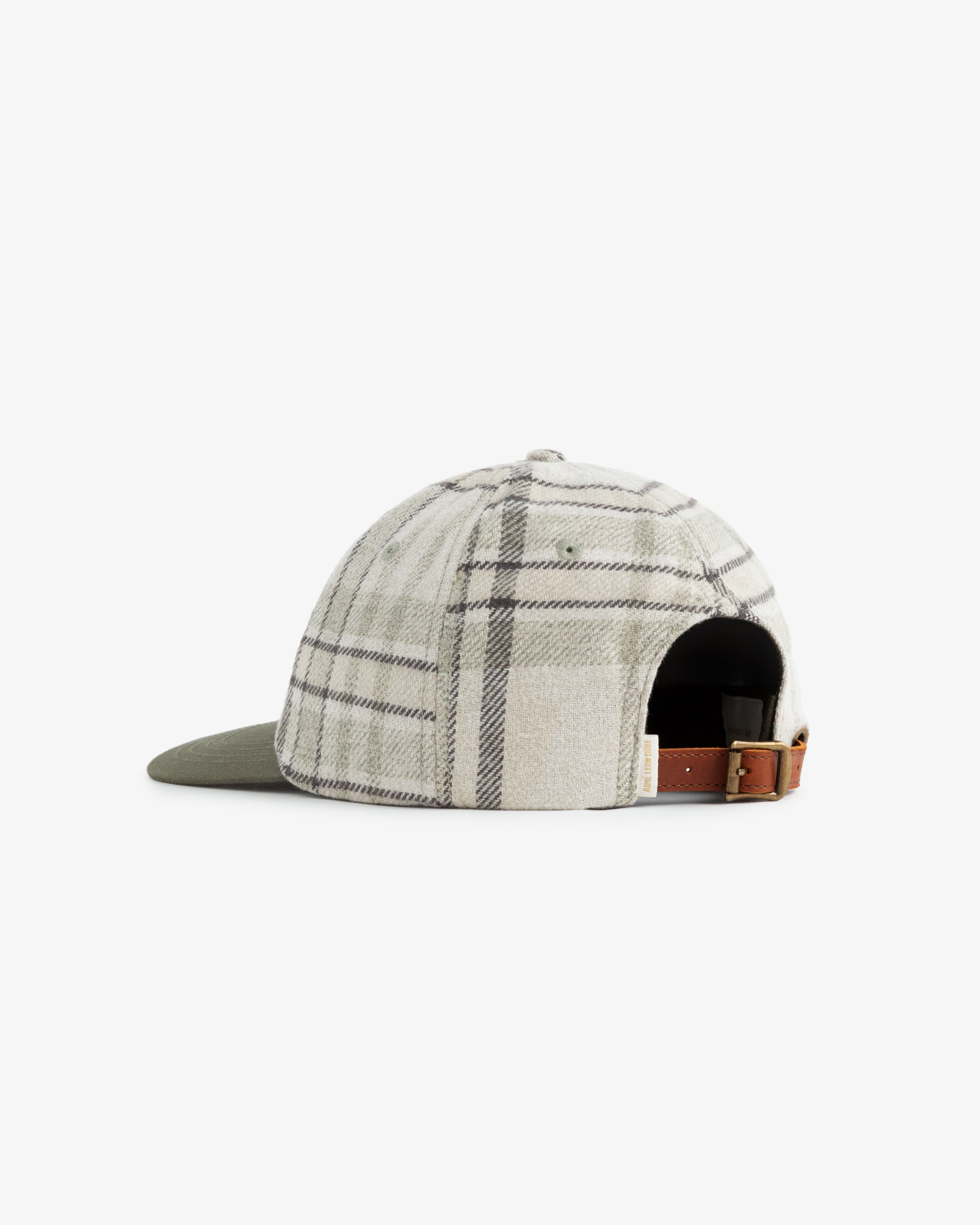 Contrast Plaid Hat