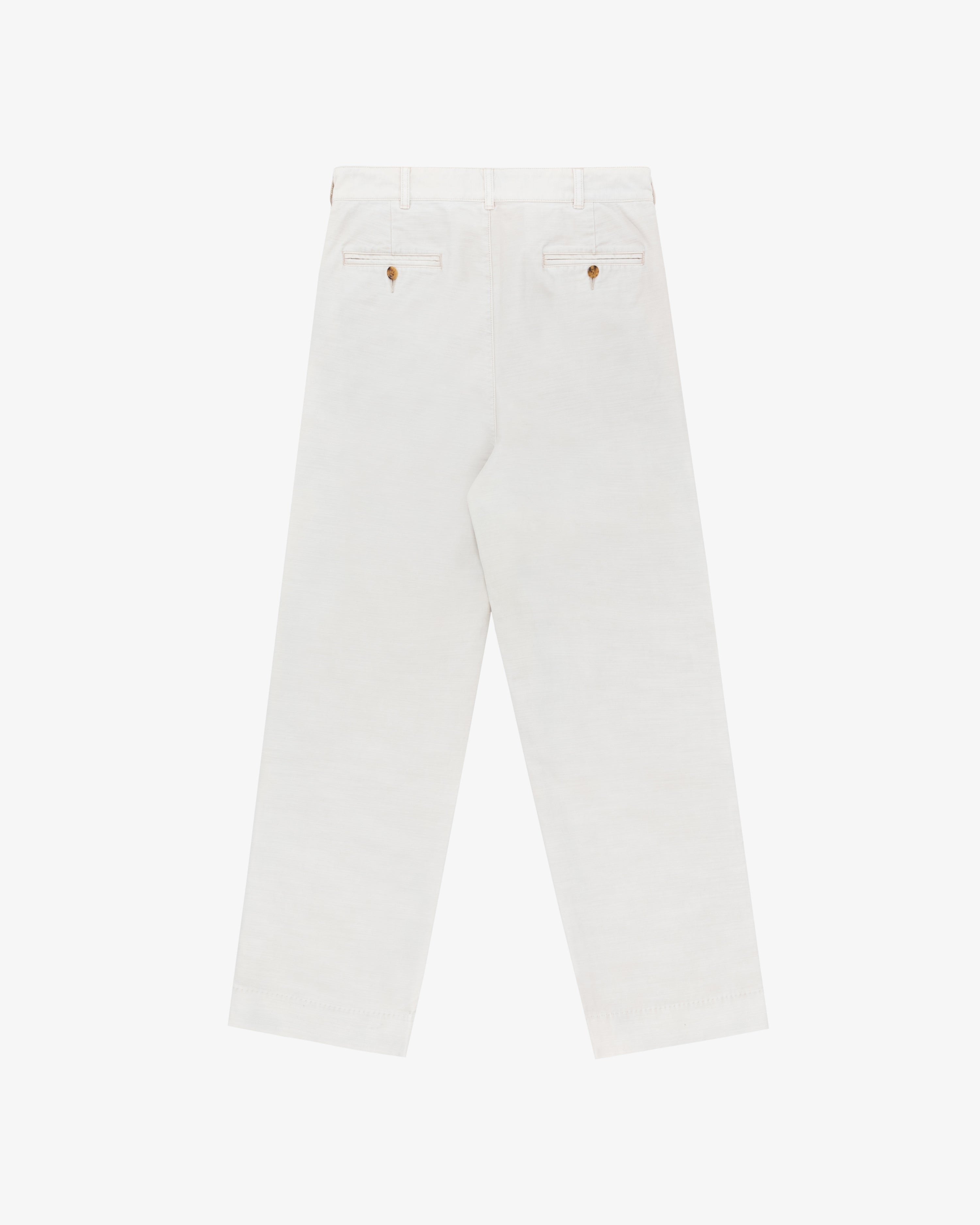 Garment Dyed Double Pleated Pant