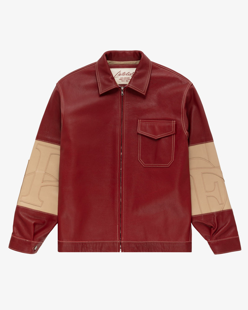 ALD / Franck Pellegrino Patchwork Leather Jacket