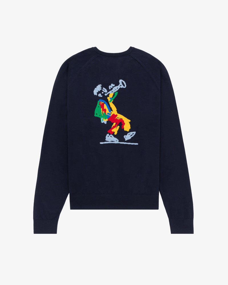 ALD / Drake's Intarsia Knit Sweater