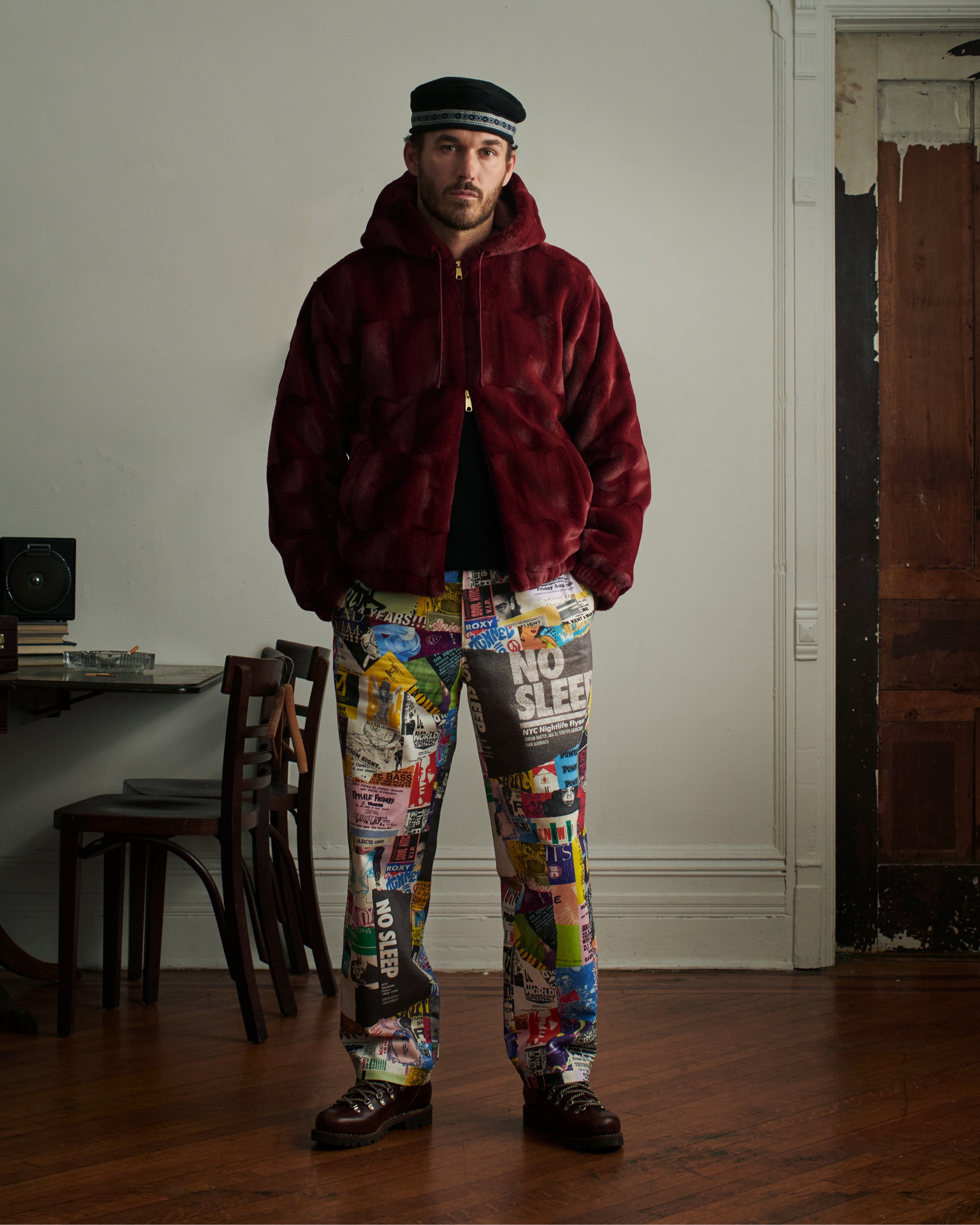 Full-Zip Fur Hoodie