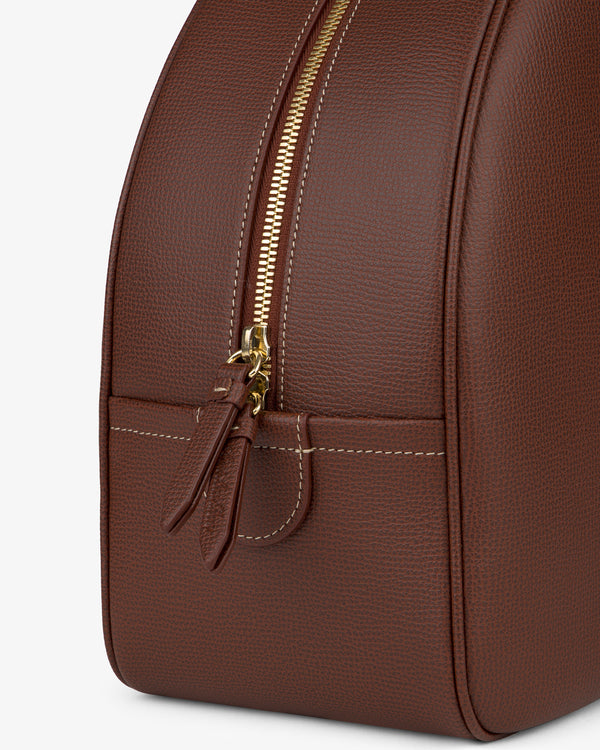 Full Grain Leather Crescent Shoulder Bag