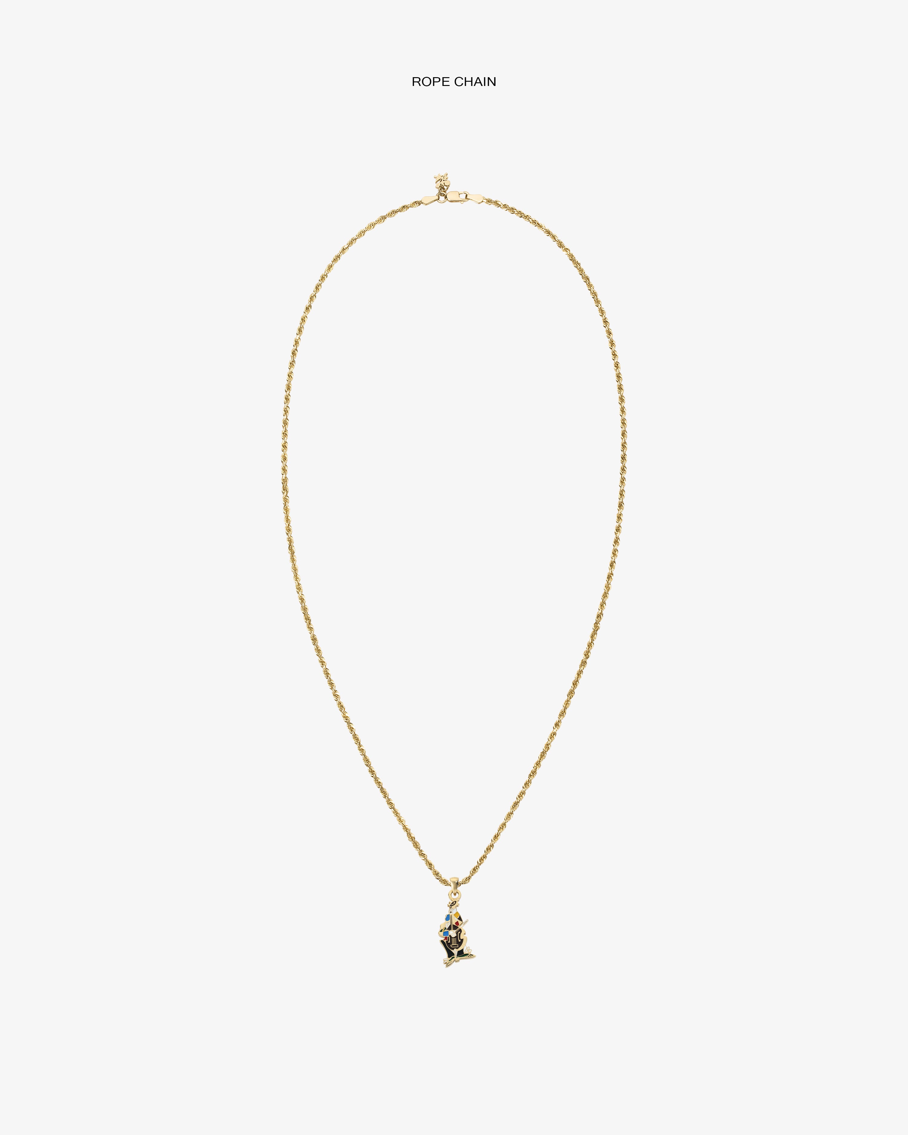 14Kt Gold Musician Pendant