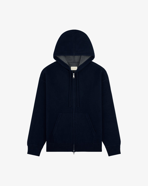 Full-Zip Pavilion Cashmere Hoodie