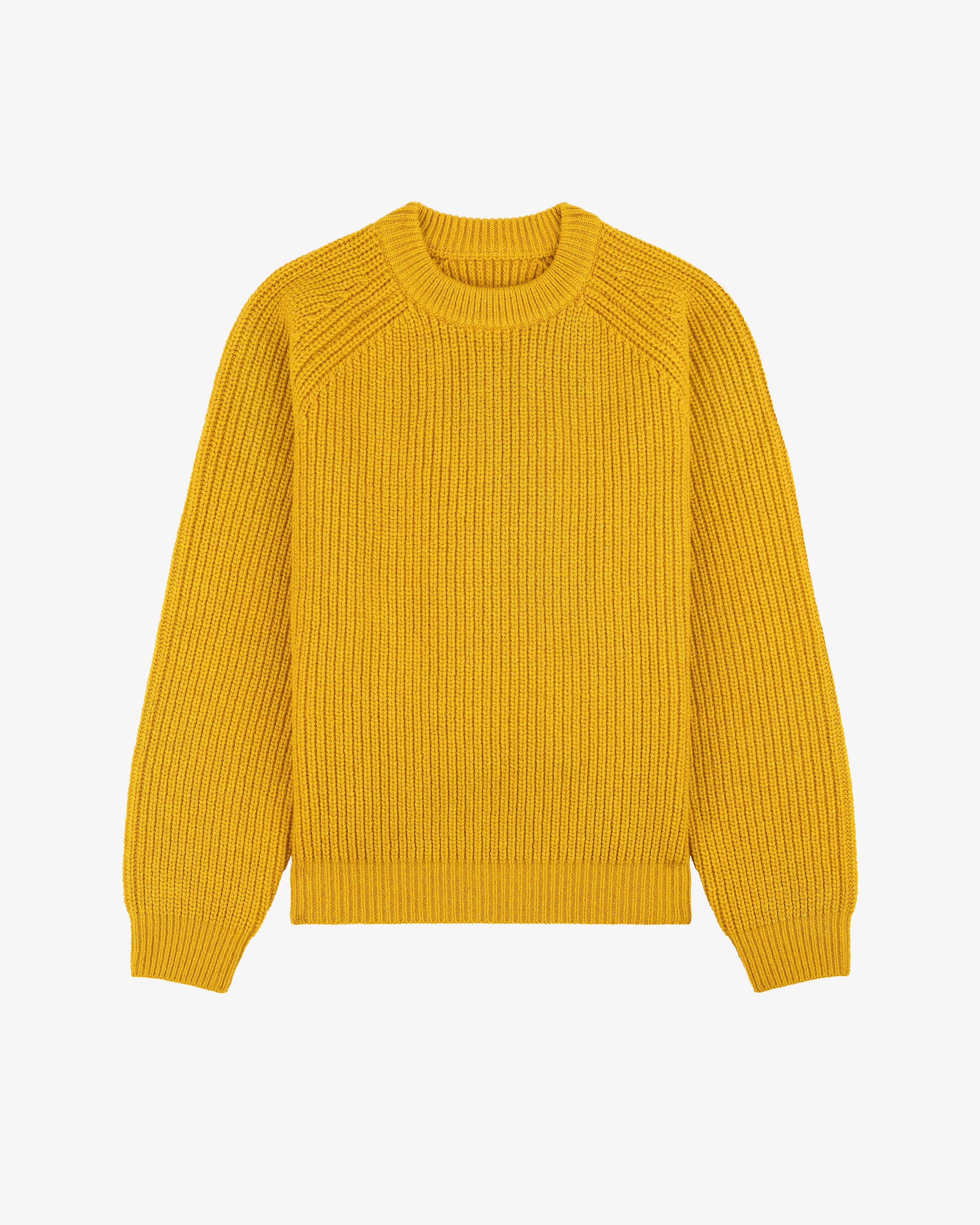 Heavyweight Shaker Stitch Crewneck