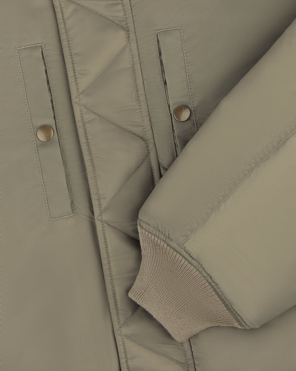 Satin Bomber Jacket