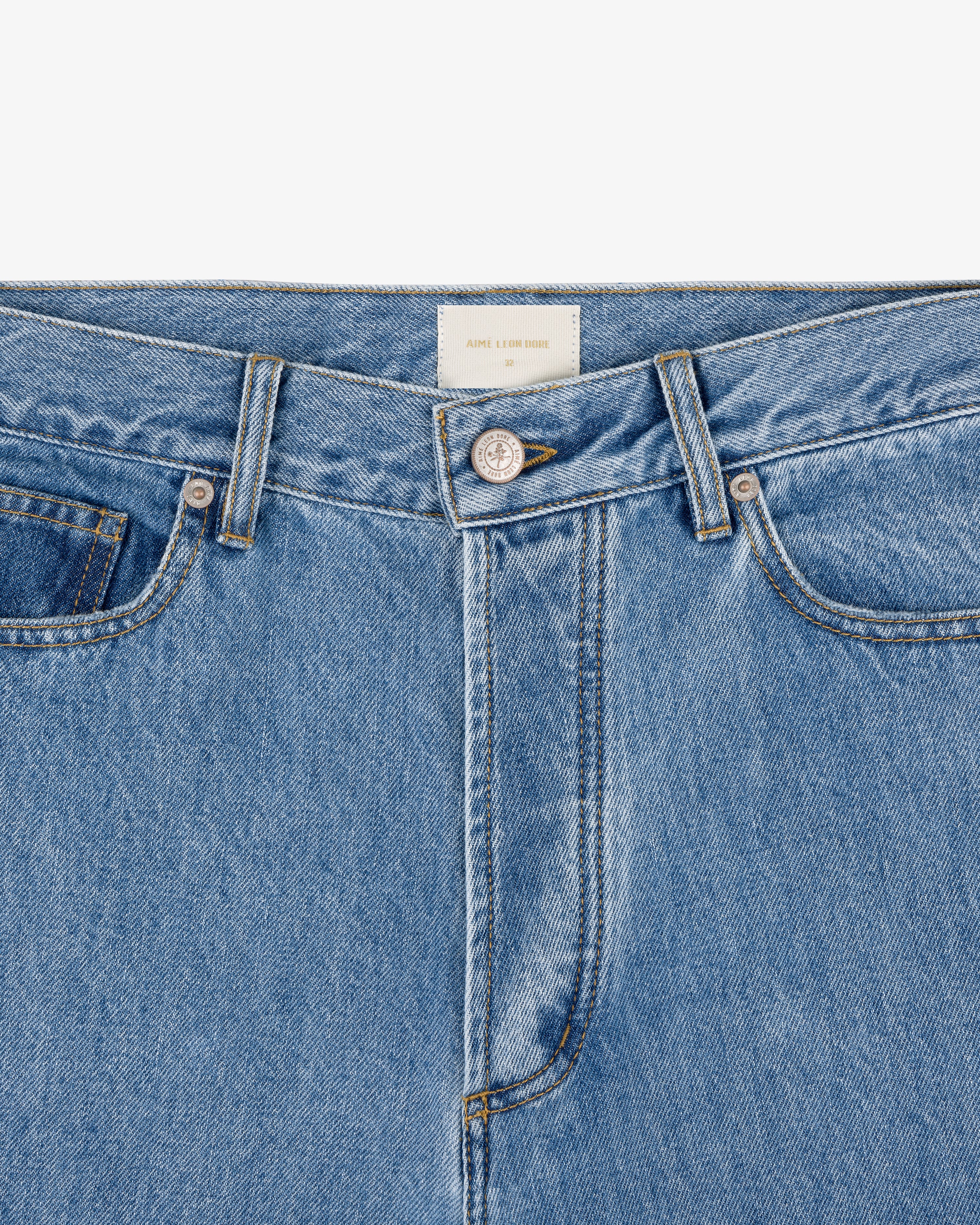 Relaxed Fit 5-Pocket Denim Pant