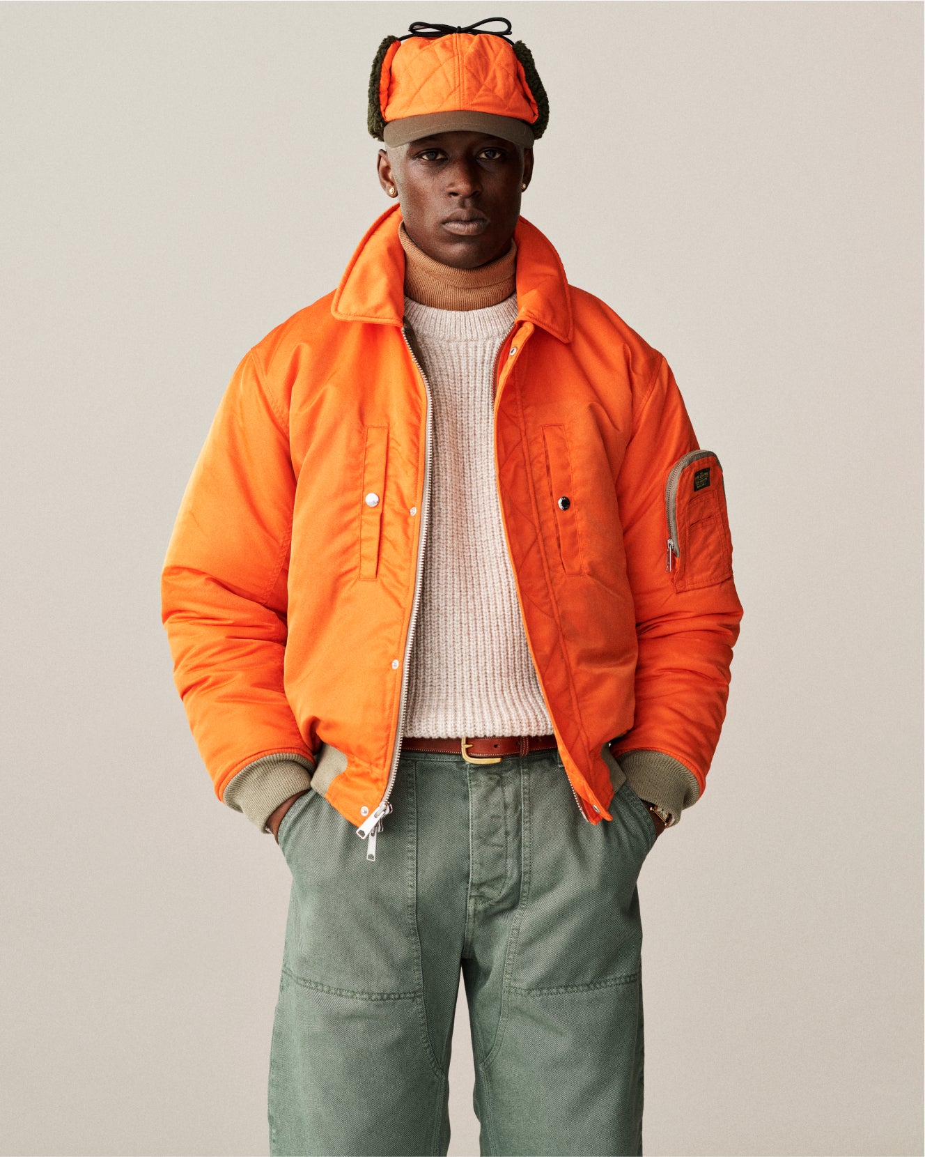 Heavyweight Shaker Stitch Crewneck