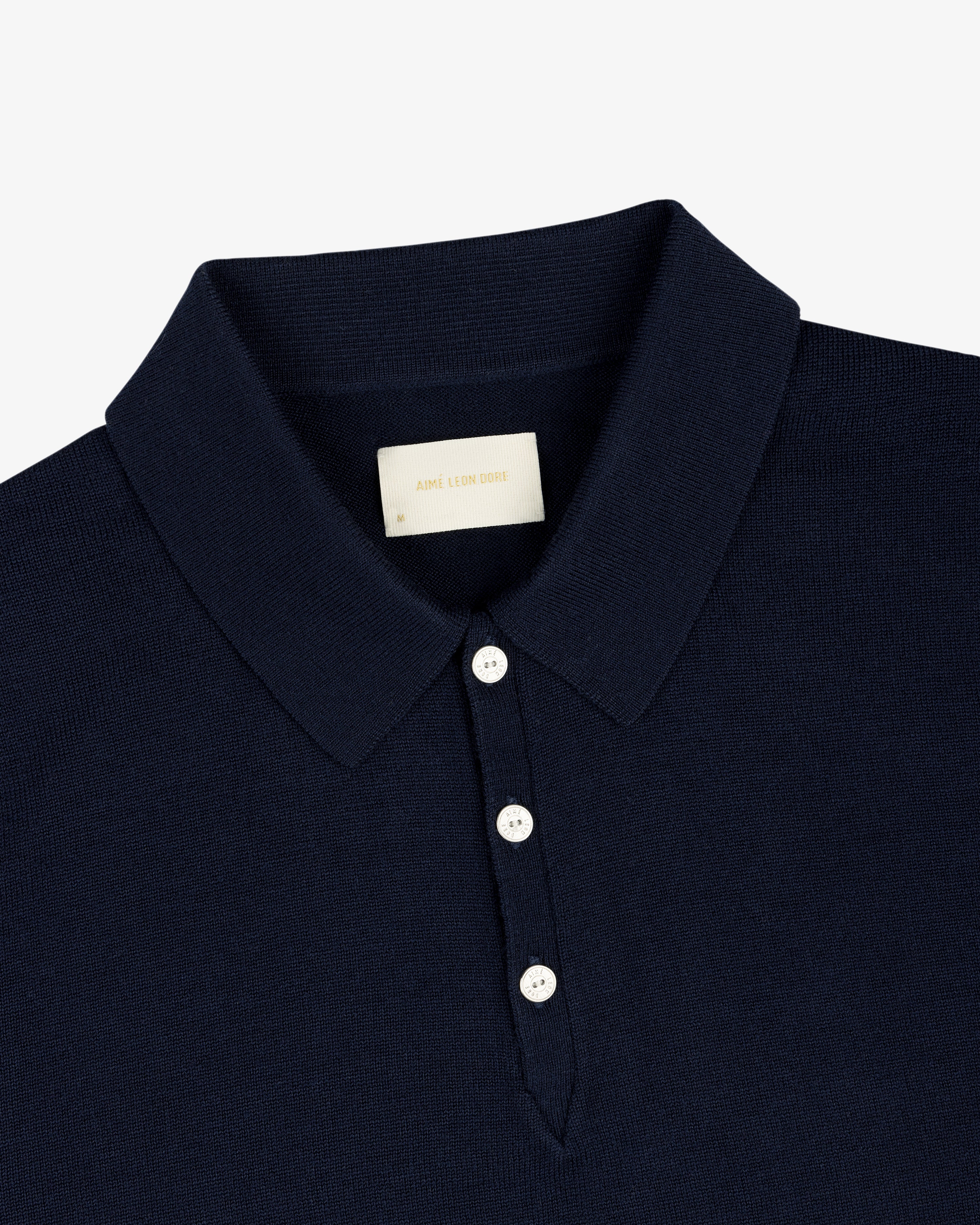 Long-Sleeve Merino Polo