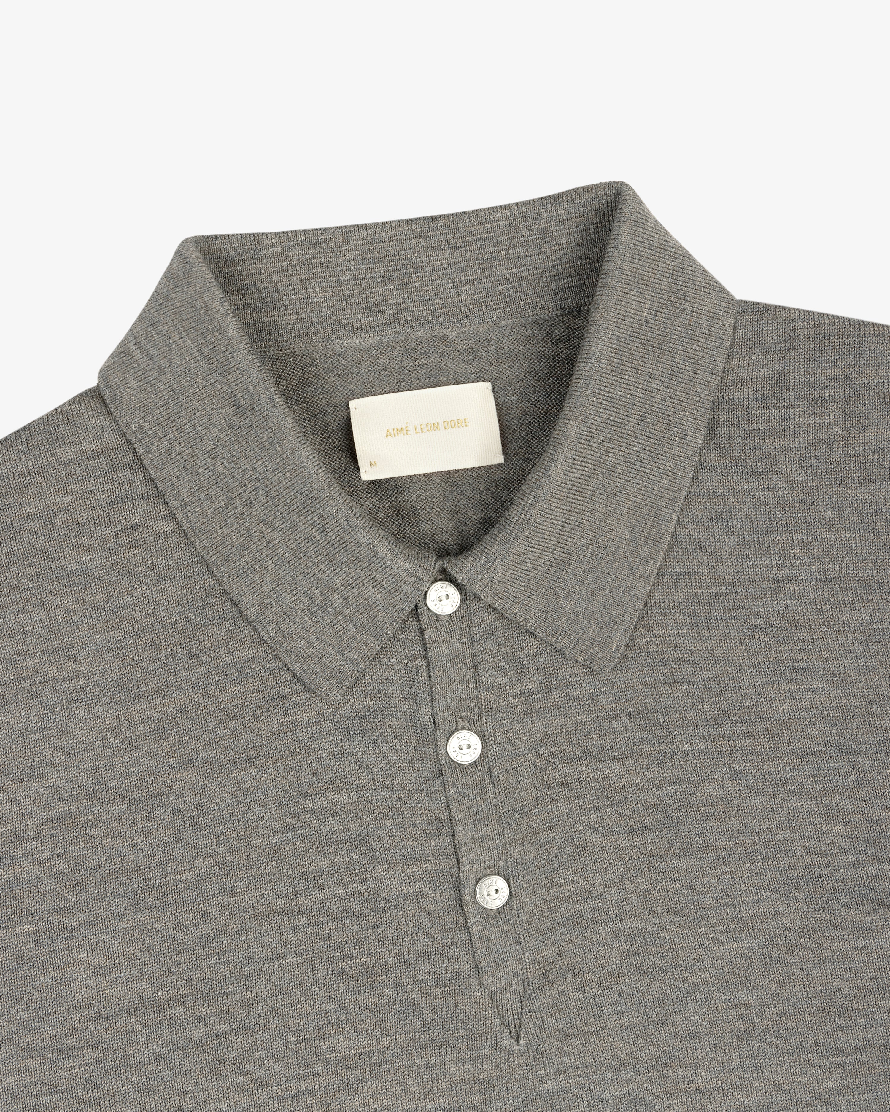 Long-Sleeve Merino Polo