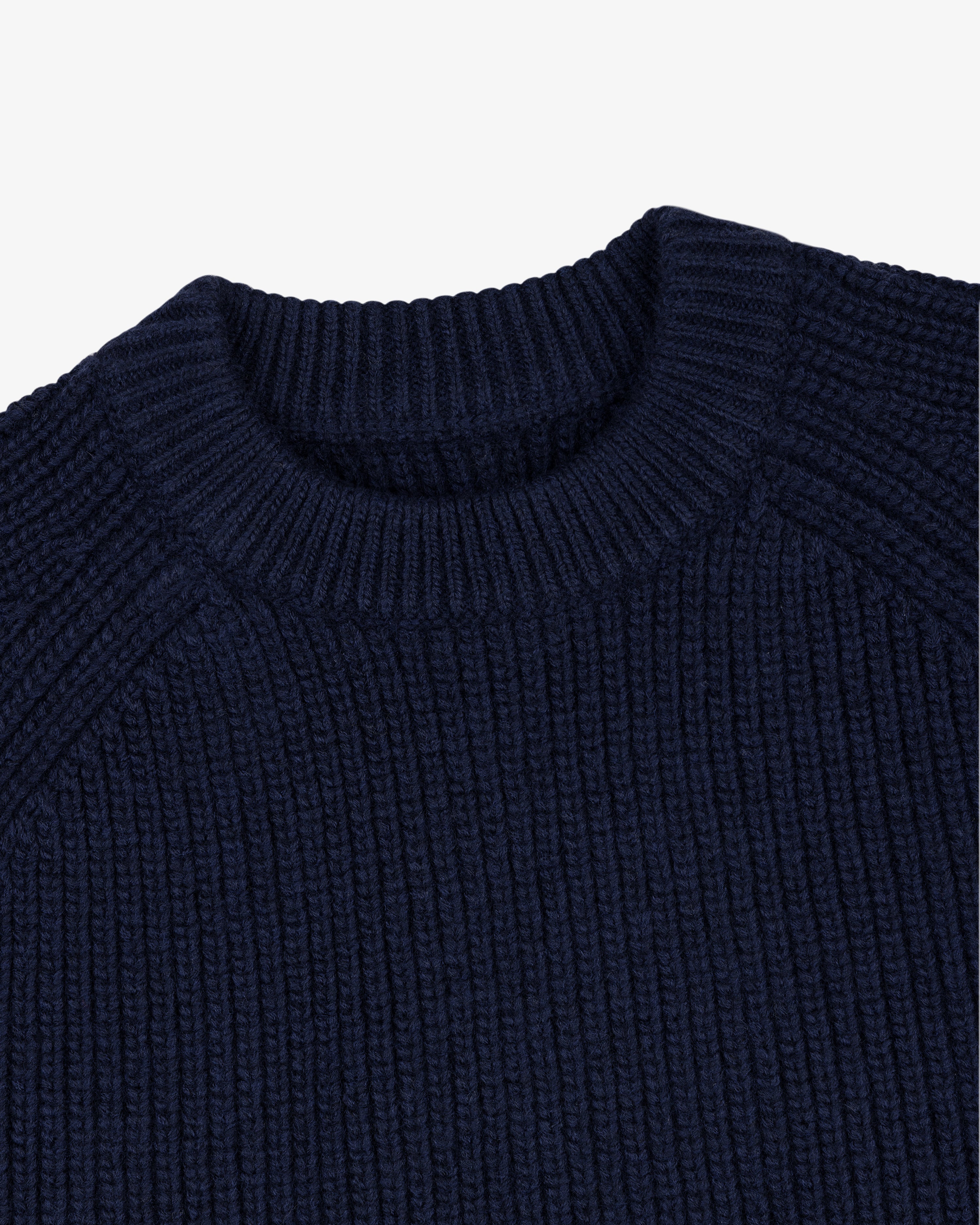 Heavyweight Shaker Stitch Crewneck