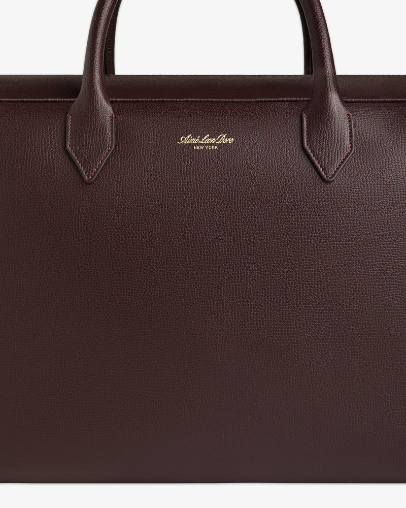 Full Grain Leather Briefcase Duffle