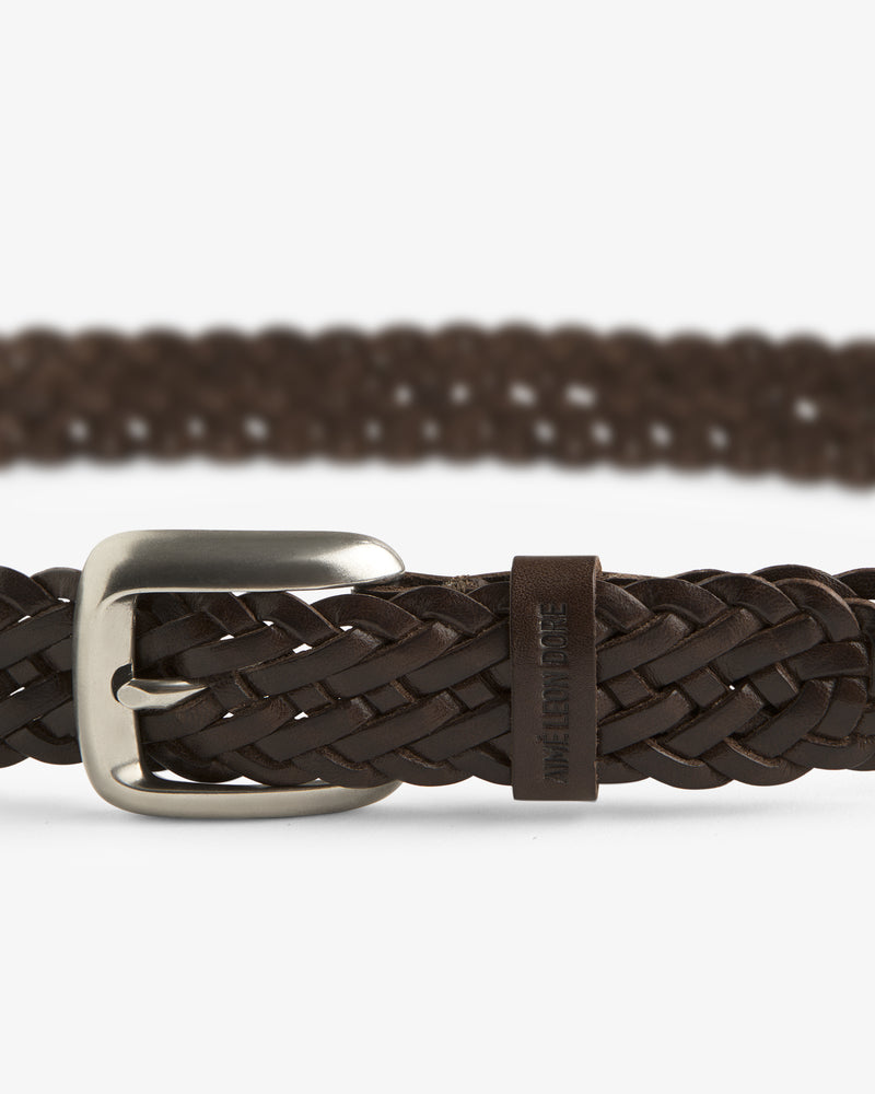 Braided Leather Belt