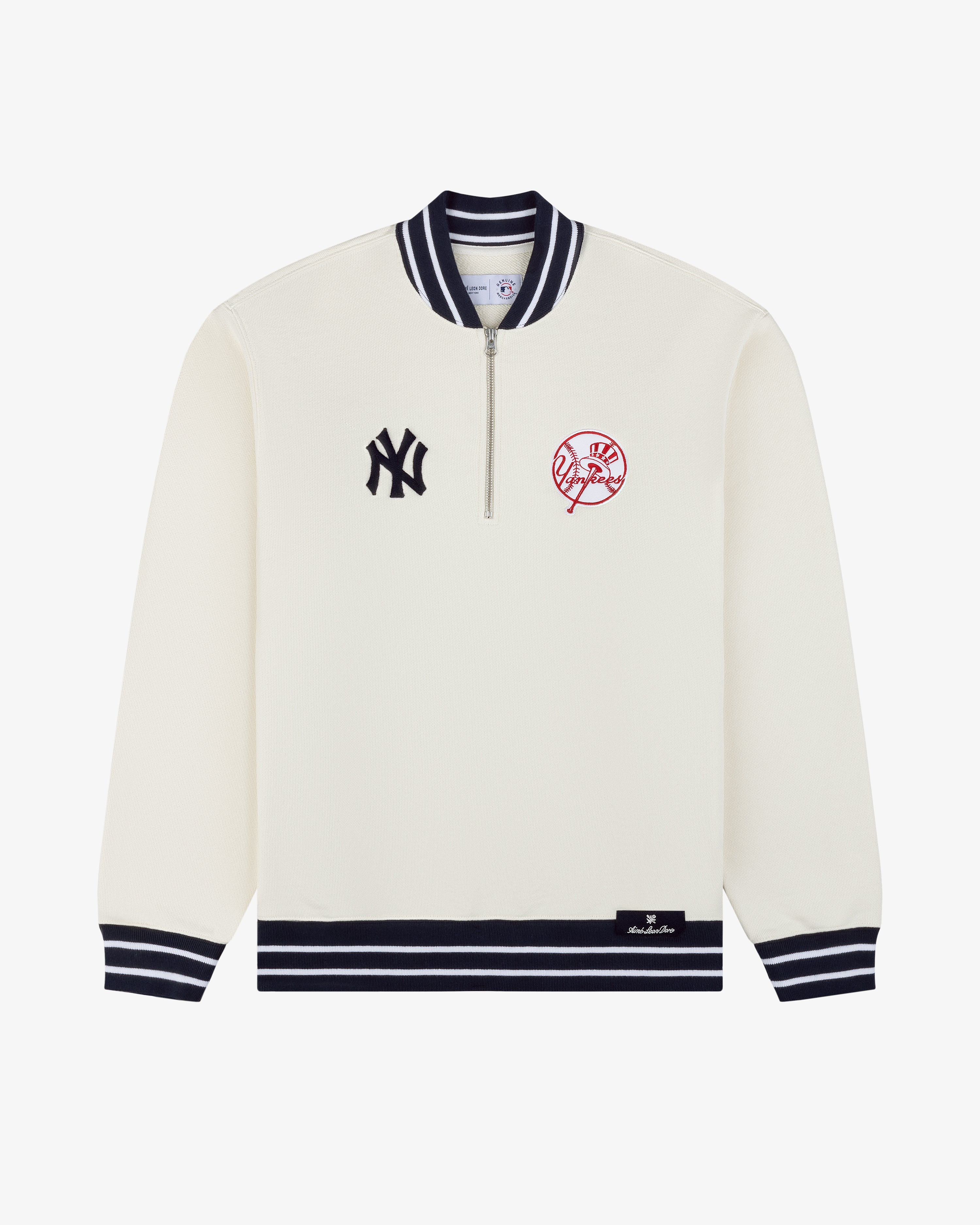 ALD / New York Yankees Quarter Zip Pullover