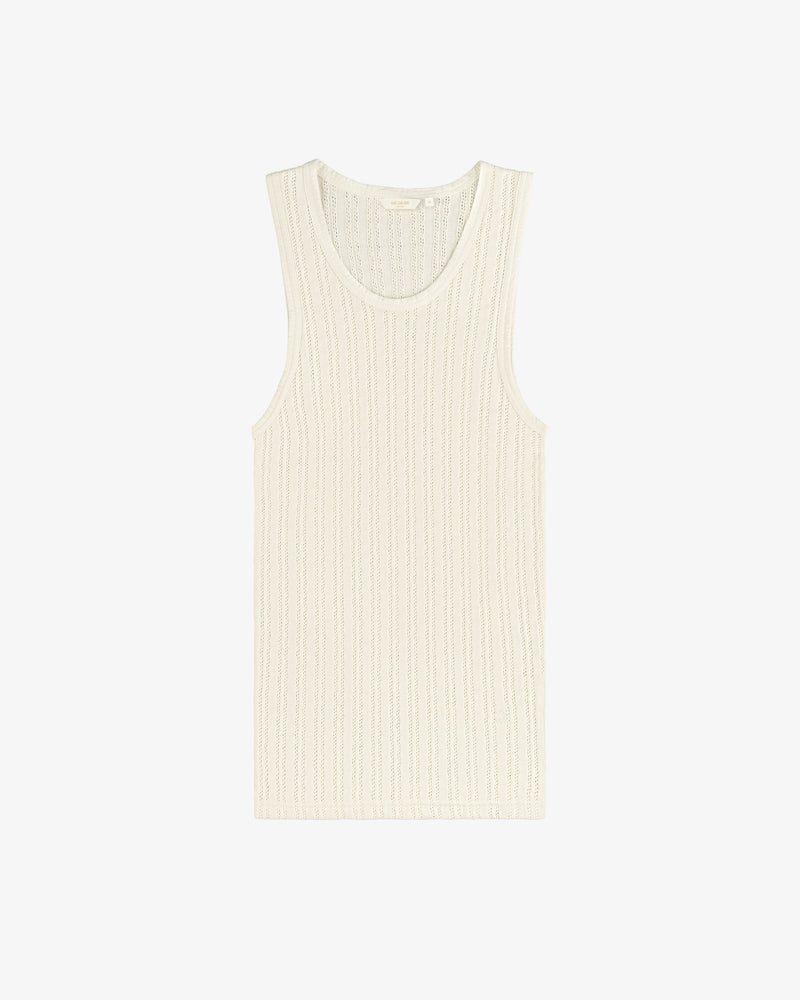 Eyelet Tank Top