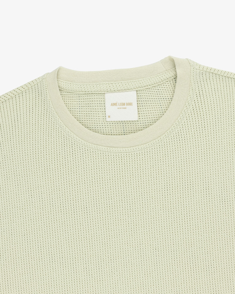 Long-Sleeve Mesh Moto Tee