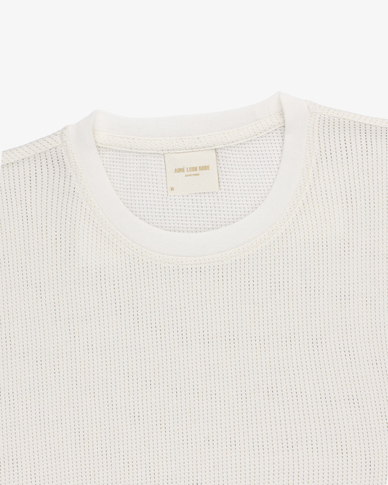 Long-Sleeve Mesh Moto Tee