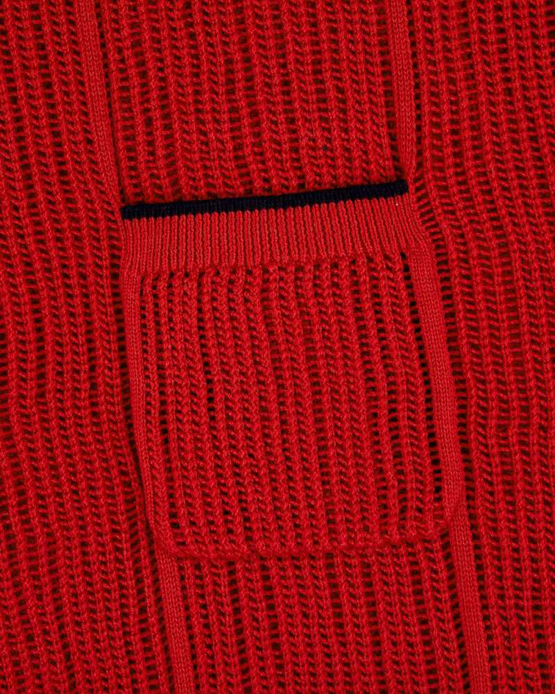 Long-Sleeve Mesh Knit Tee
