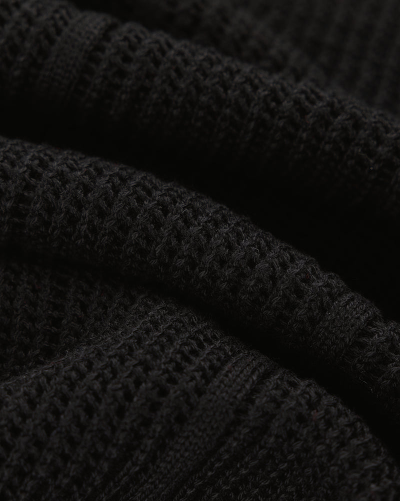 Long-Sleeve Mesh Knit Tee