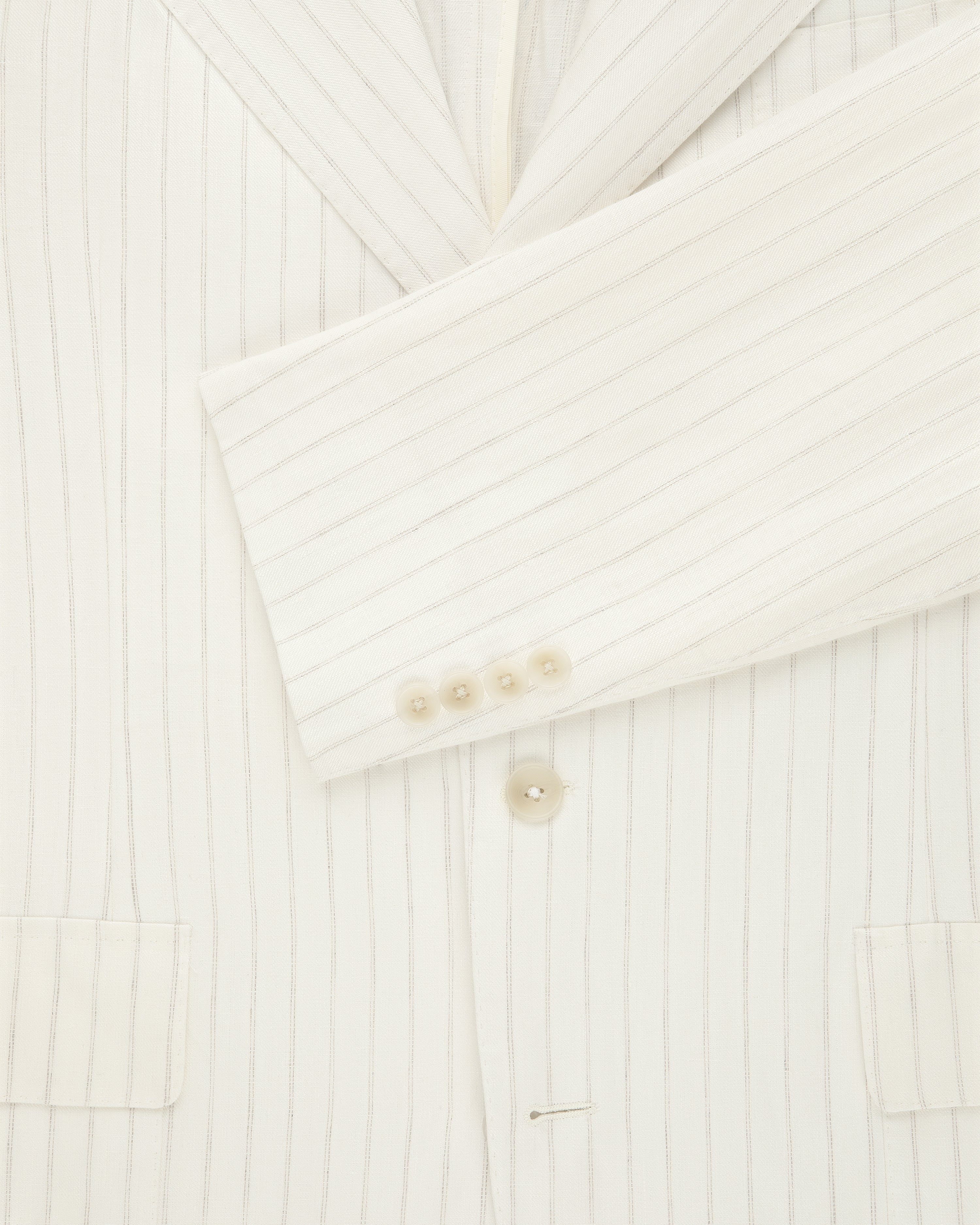 Striped Linen Suit Jacket