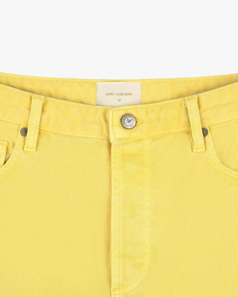 Garment Dyed Relaxed Fit Denim