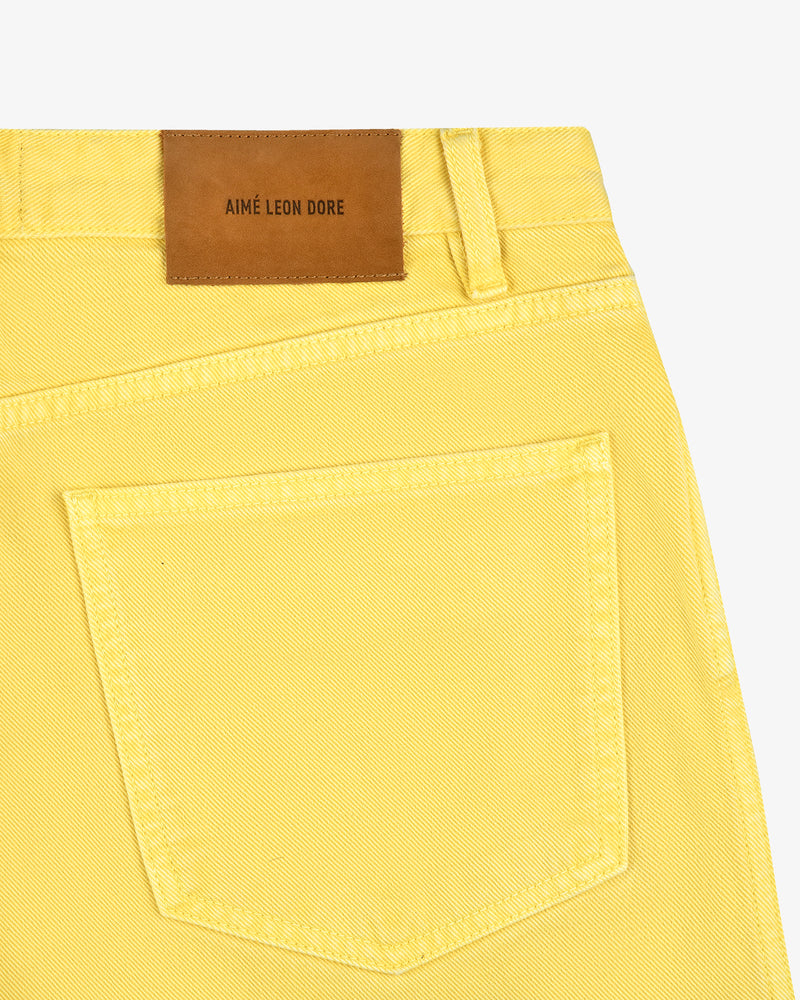Garment Dyed Relaxed Fit Denim
