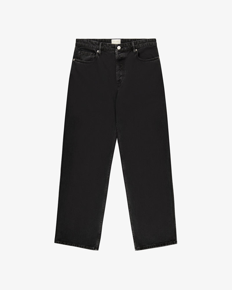 Garment Dyed Relaxed Fit Denim
