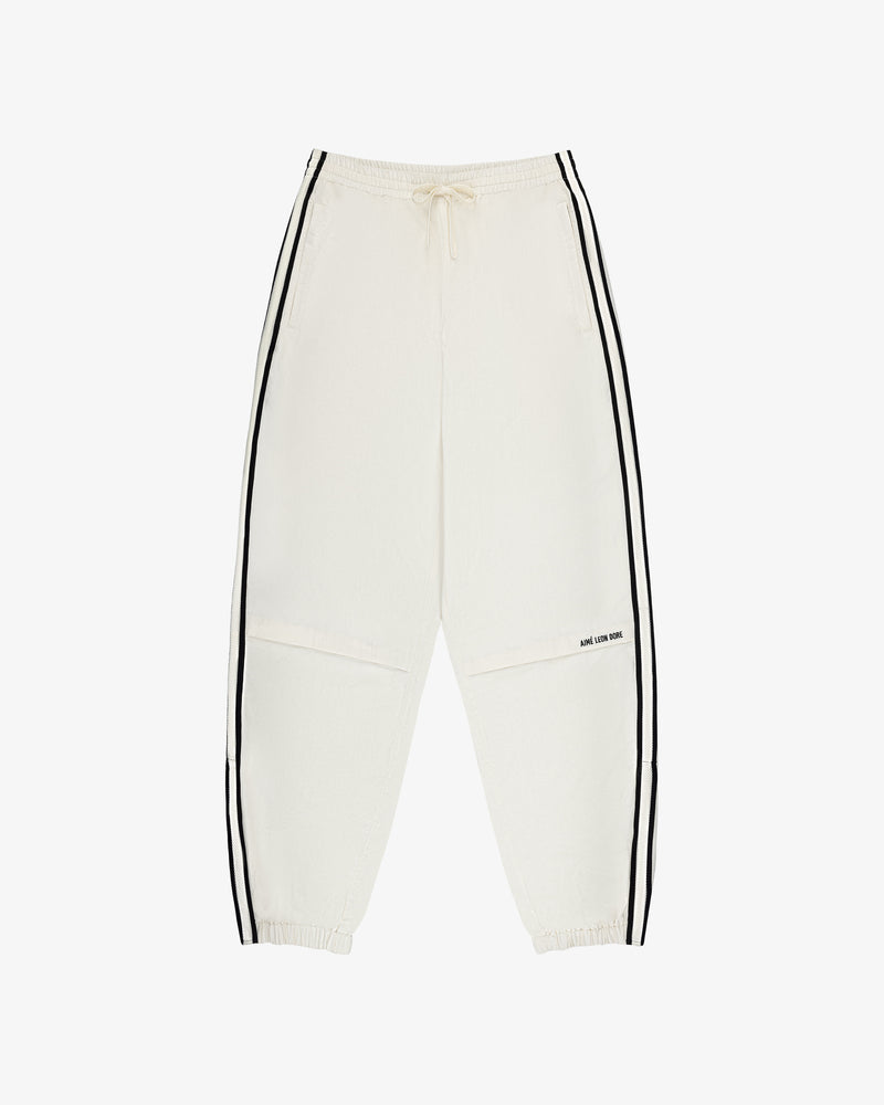 Mesh Stripe Nylon Track Pant