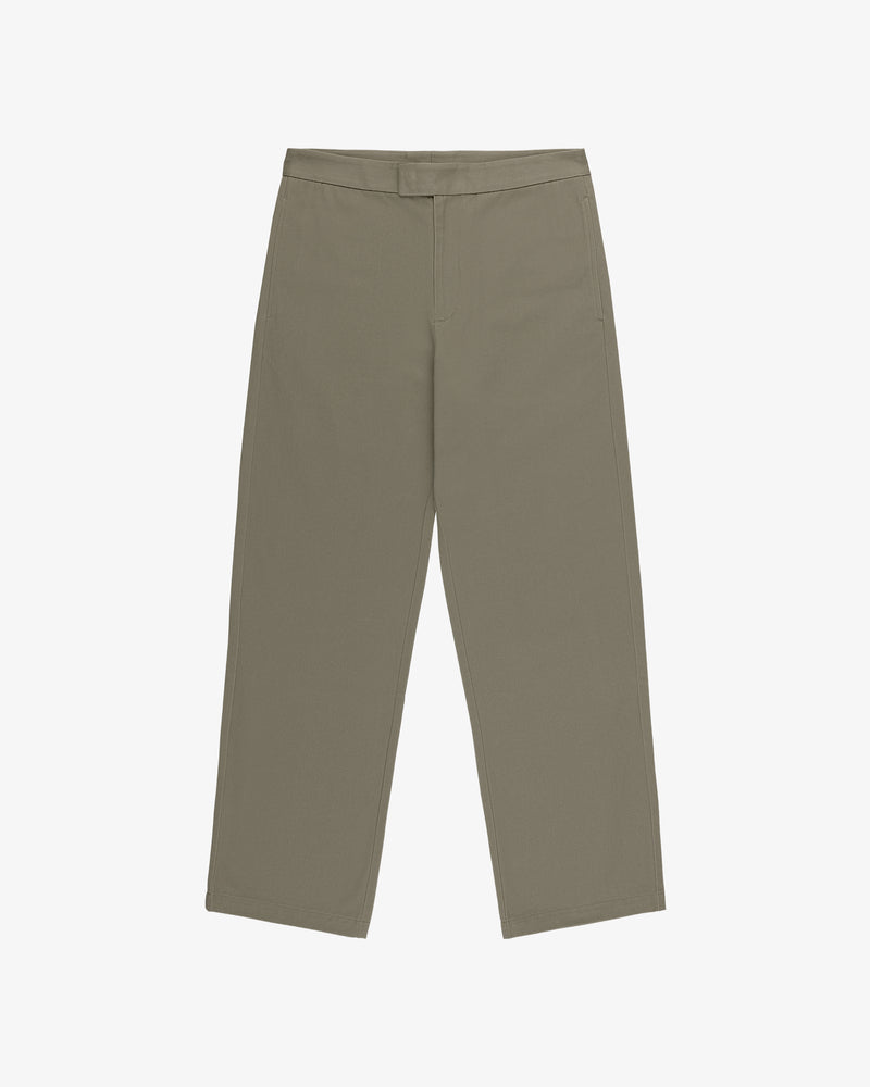 Washed Twill Suit Trouser