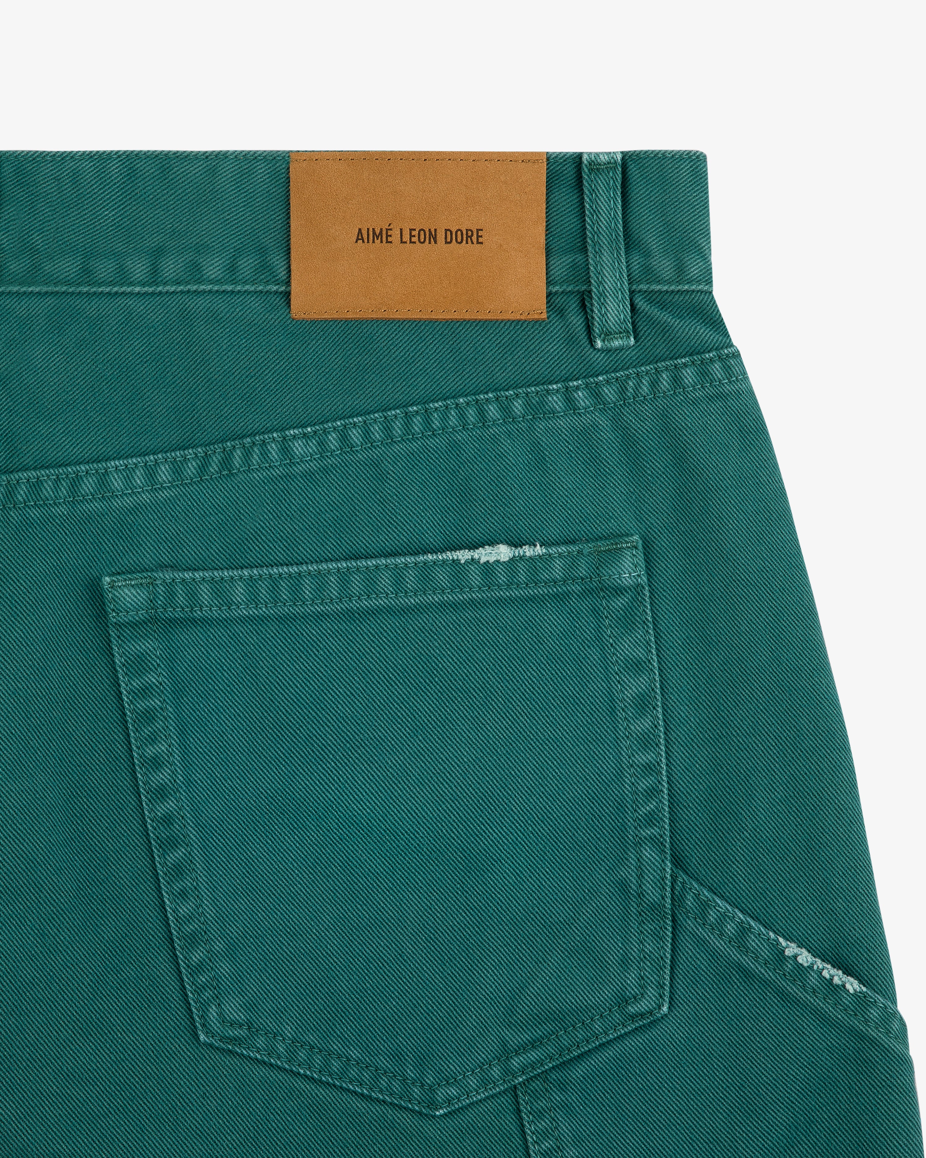Garment Dyed Denim Short