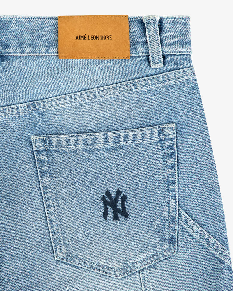 ALD / New York Yankees Denim Shorts