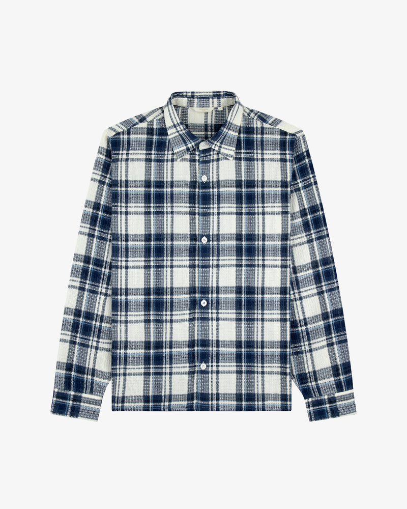 Plaid Waffle Deck Shirt