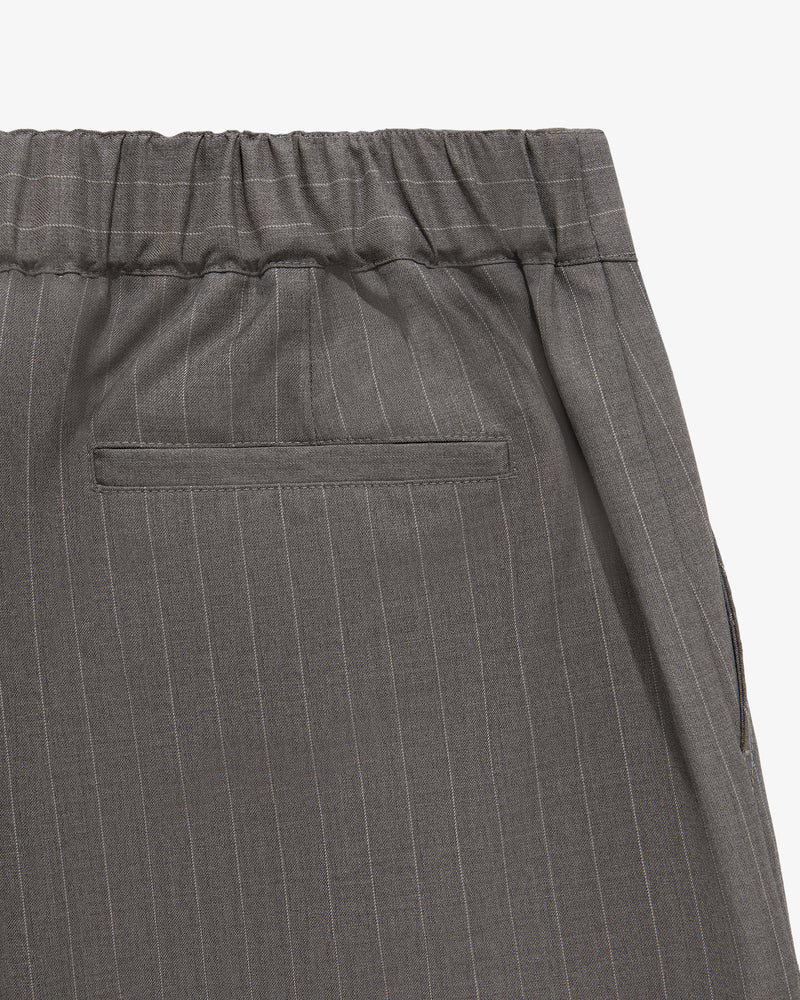 Pinstripe Elasticated Waist Suit Trouser
