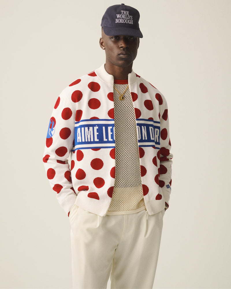 WINDSTOPPER® Polka Dot Knit Cycling Jersey by GORE-TEX LABS