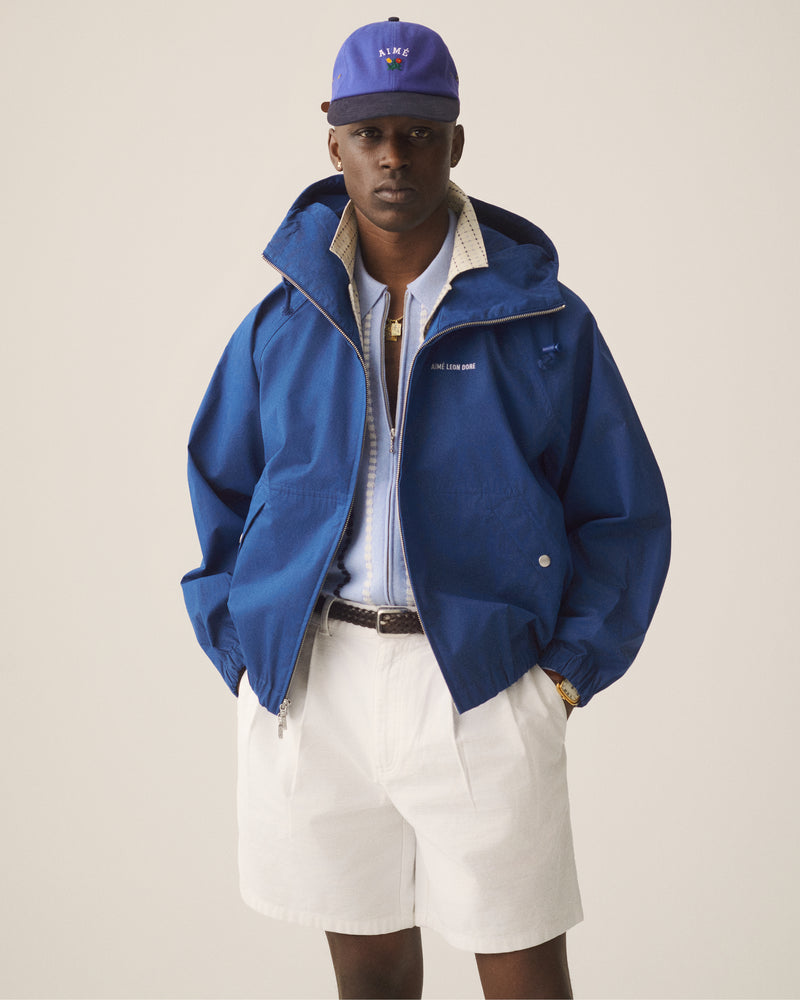 Jacquard Stripe Polo Cardigan