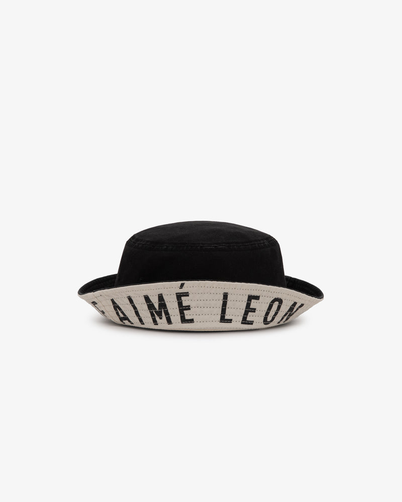 Contrast Logo Bucket Hat