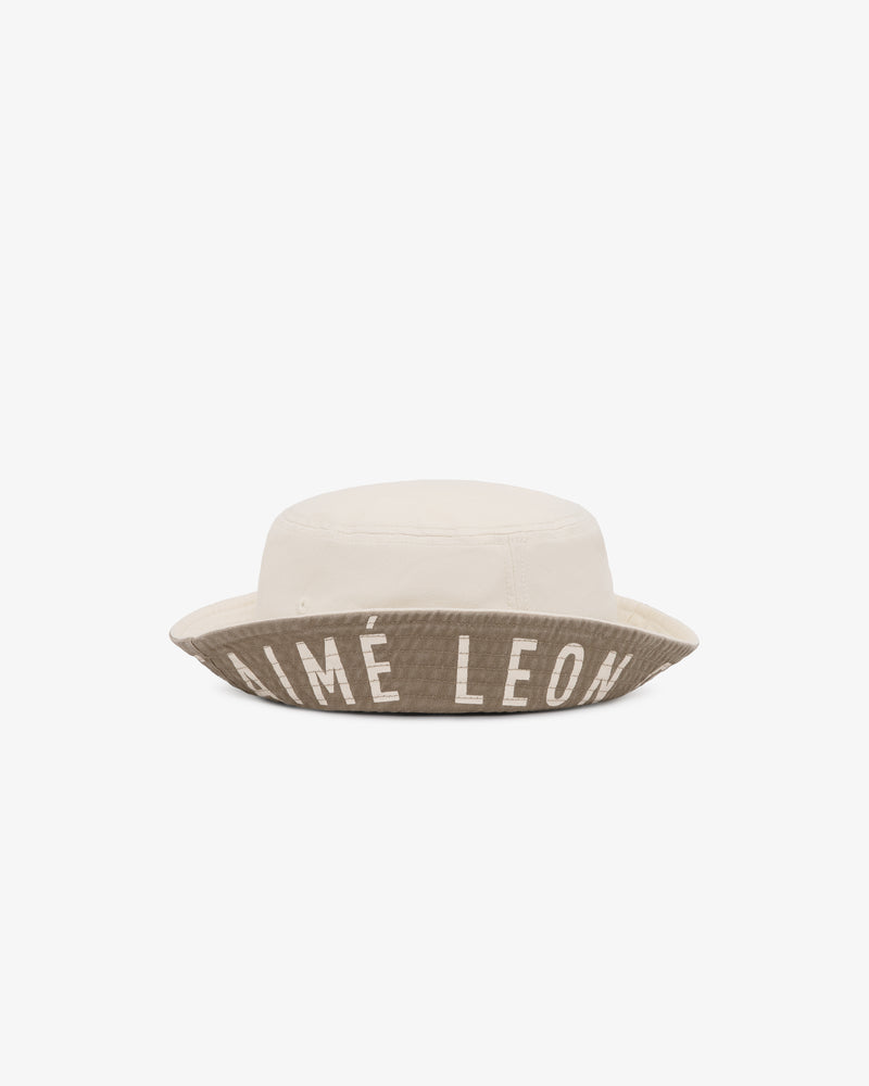 Contrast Logo Bucket Hat