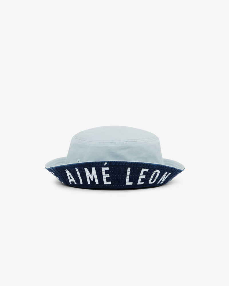Contrast Logo Bucket Hat