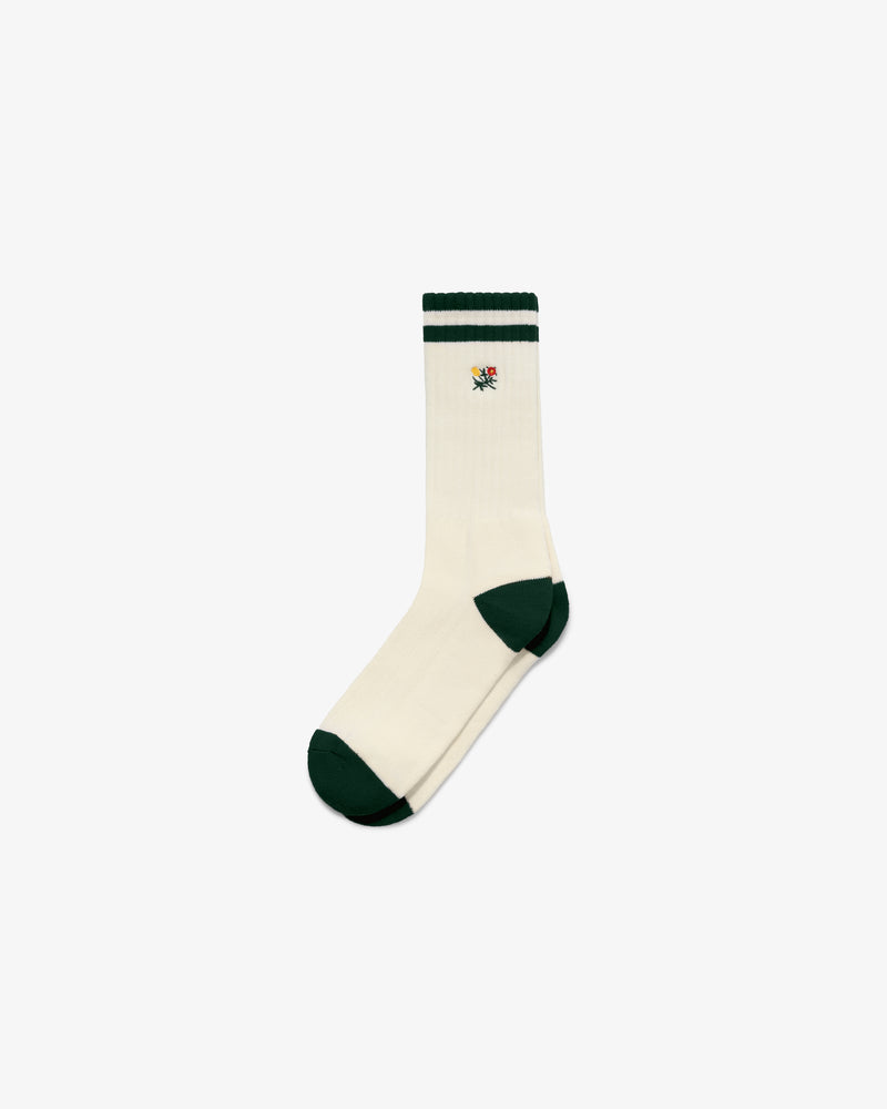 Striped Crest Sock