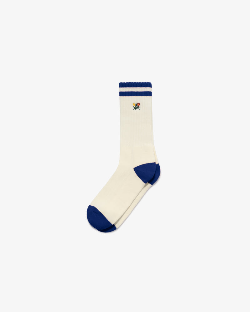 Striped Crest Sock