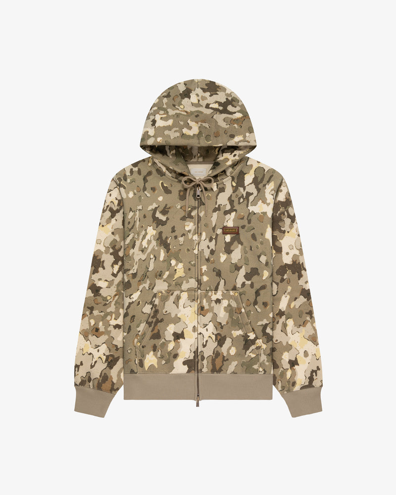 Washed Full-Zip Hoodie