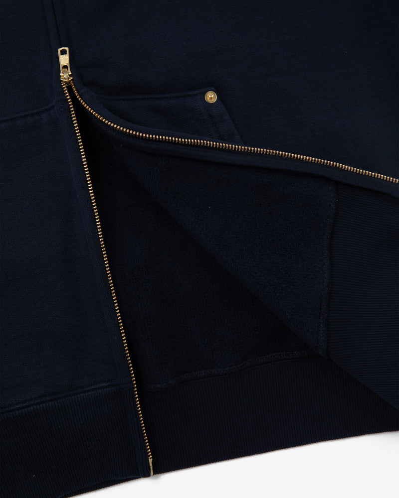 Washed Full-Zip Hoodie