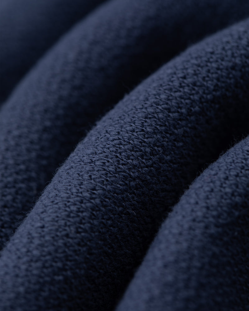 Jacquard Collar Snap Pullover