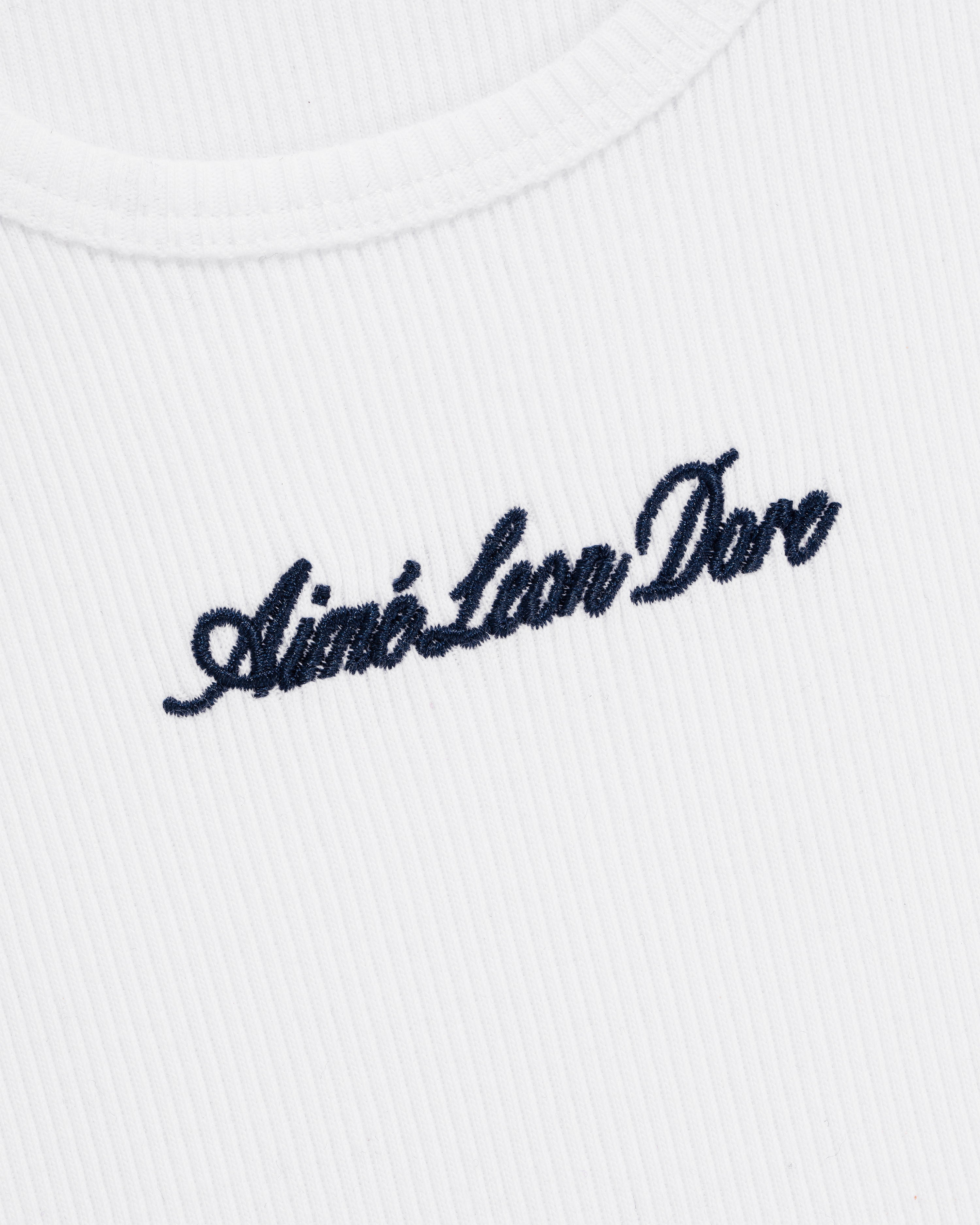 Embroidered Logo Tank Top